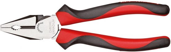 GEDORE red Combination pliers for cutting/holding/twisting, Flat and round material, Length 180 mm, R28302180