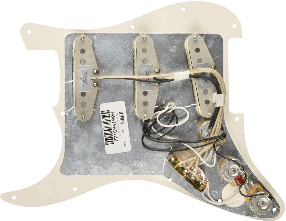 Fender Pre-Wired Strat® Pickguard, Custom '69 SSS - Image 2