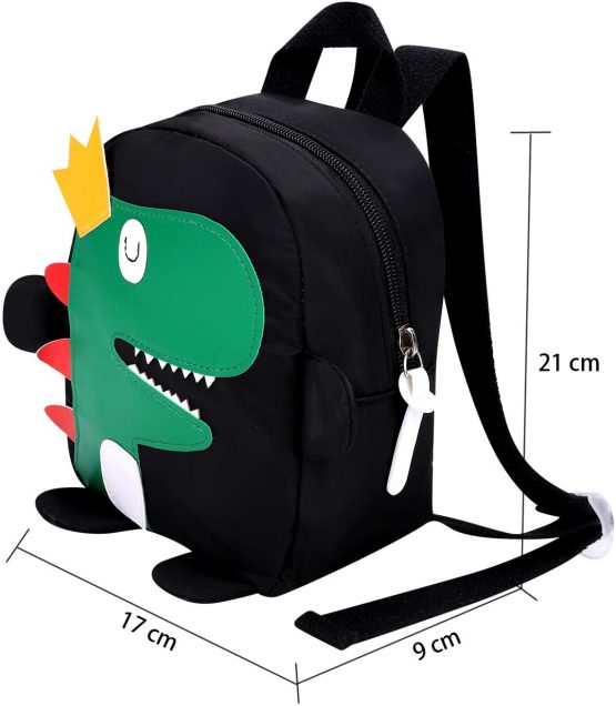 Baby Boys Girls Dinosaur Backpack Kids Toddler School Bag Animal Cartoon Nursery Bag Lunch Bag Cute Rucksack Preschool Kindergarten School Travel Bag Waterproof Backpack for 0-3 Years Old - Image 3