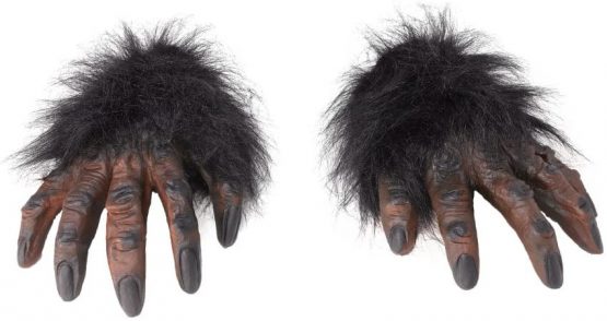 Bristol Novelty MD162 Hairy Hands, Unisex-Adult, Brown, One Size