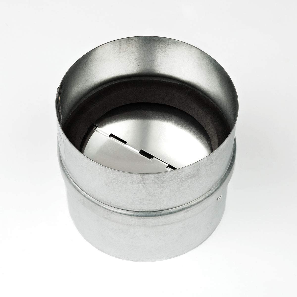 thumbnail image 2 of 100mm (4") Back Draft Shutter – Inline Extractor Fan Ducting, White, UK Made 2 of 5