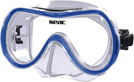 Seac Salina monolens silicone mask smaller size ideal for diving, snorkeling and swimming