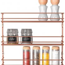 Metaltex 'Pepito 3' 3-Tier Spice Rack, Polytherm Copper, 36 x 8 x 32 cm
