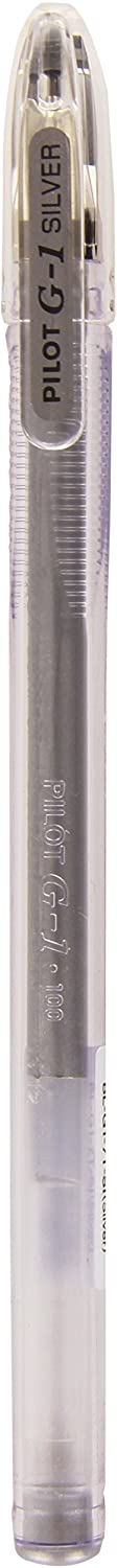 Pilot 0.7 mm Gel Pen - Silver