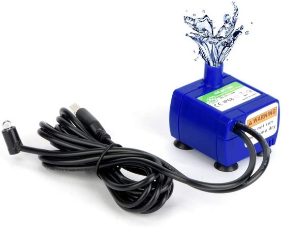 YOUTHINK Cat Water Fountain 2.4L Large Capacity Ultra Silent Pet Drinking Fountain Refreshing Water for Cats, Puppy and Small Animals (Foutain Pump)