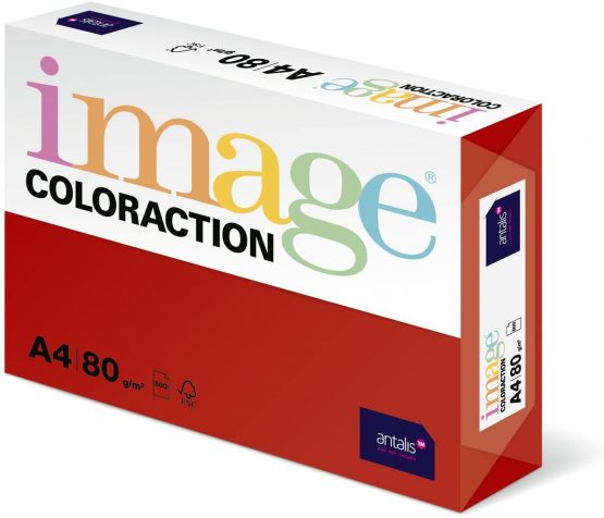 Image Coloraction Deep Red (Chile) A4 210x297mm 80gm2 fsc4 500sh/RM 5rm/BX