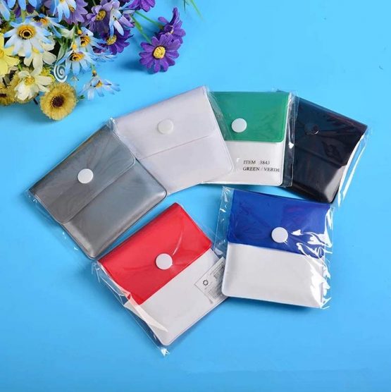 Rmeet Pocket Ashtray,Portable Ashtray 6 Pack Reusable Cigarette Ash Bags Fireproof Pouch Ashtray Odor Free Muticolor 8.5 * 7.5CM PVC - Image 3