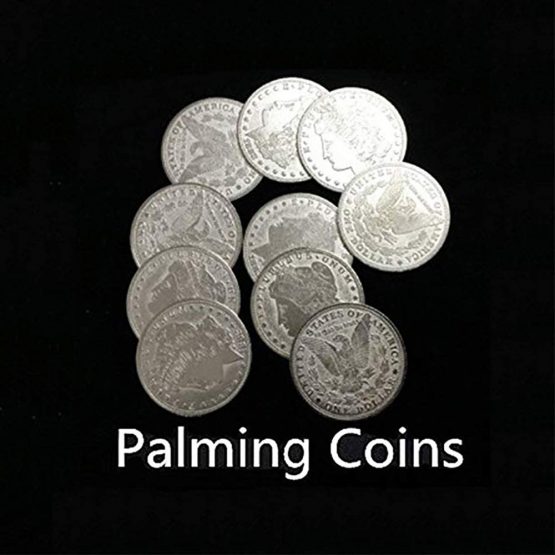 Enjoyer Palming Coins Super Thin (Half Dollar Version) Magic Tricks Coin Magic Props Close Up Accessories Gimmick,10 Pcs/Lot