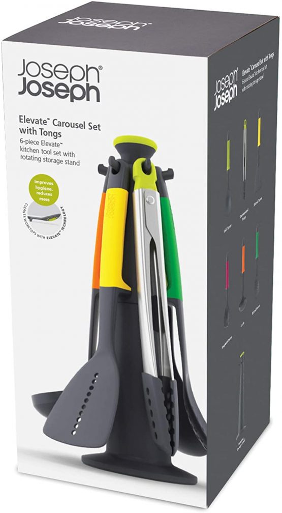 Joseph Joseph Elevate Carousel, 6-Piece Set with Tongs - Multi-Colour - Image 2