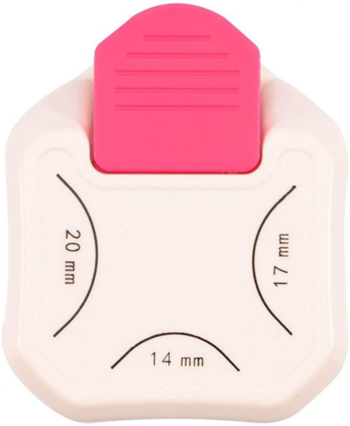 Vaessen Creative 3-in-1 Corner Rounder Punch, Rounded Corners, 14/17 / 20 mm, Card Making Supplies