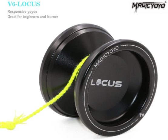 MAGICYOYO Yoyo for Kids Easy Yoyos Responsive Yo-yos Beginner Magic Yoyo V6 LOCUS Space Metal Yo-yo Pro Yo Yo Set Toy Black - Image 2