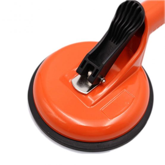 Heavy Duty Aluminum Double Handle Suction Cup Plate Professional Glass Puller/Lifter/Gripper (2 claw Orange) - Image 3