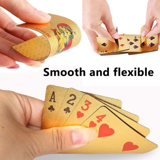BETOY Poker Playing Cards 2 Pack 54 Pieces Waterproof PVC Multipack Poker Playing Cards Set Classic Magic Tricks Tool for Party and Game - Image 3