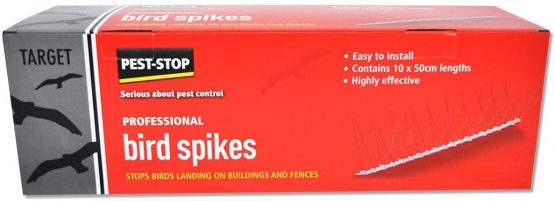Pest-Stop PSPBS10 Professional Bird Spikes - 10 Pack - 5 metres
