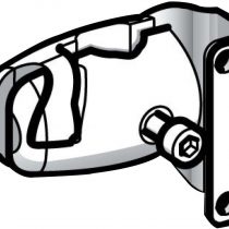 Telemecanique Sensors XUZM2003 Ball-Joint Mounted Fixing Bracket without Protective Cover for 3D Fixing Kit, Miniature Sensor, XUM and XUZC50 Compatibility