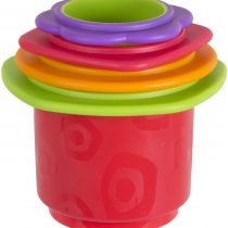 Playgro Toy, Stackable Bath Toy, 4 Pieces, Baby Toy, From 9 months, BPA free, Colourful, 40217