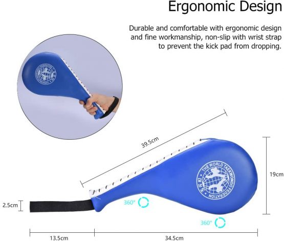 VGEBY 1Pair Taekwondo Fighting Target Punching Karate Pad Double Kicking Training Gear Hand Box - Image 2