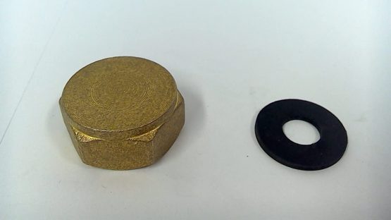 3/4" Brass Washing Machine Blanking Cap - Image 4