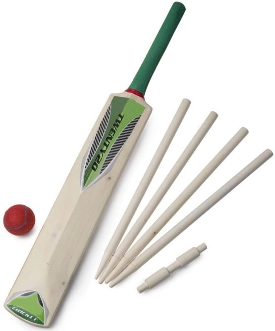 Toyland® Junior Wooden Cricket Set In Mesh Carry Bag - Size 5 - Childrens Outdoor Toys & Games