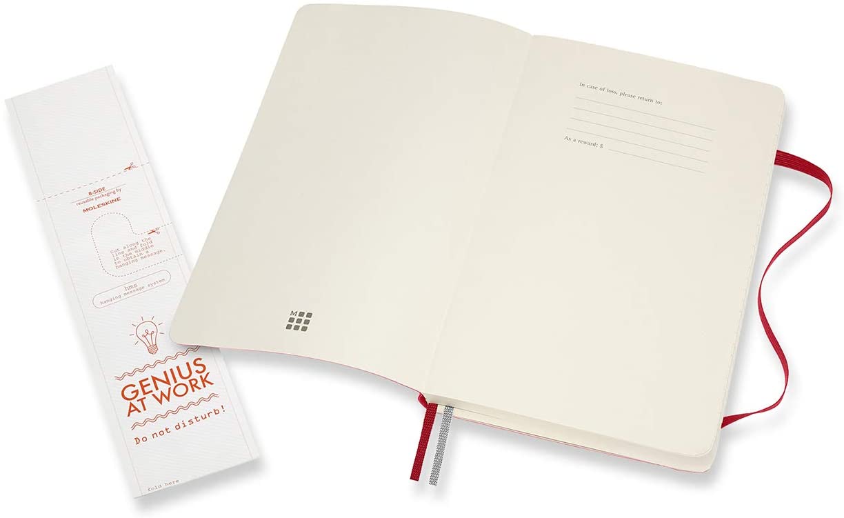 Moleskine, Classic Notebook Expanded, Ruled Notebook, Soft Cover and Elastic Closure, Size Large 13 x 21 cm - Image 3