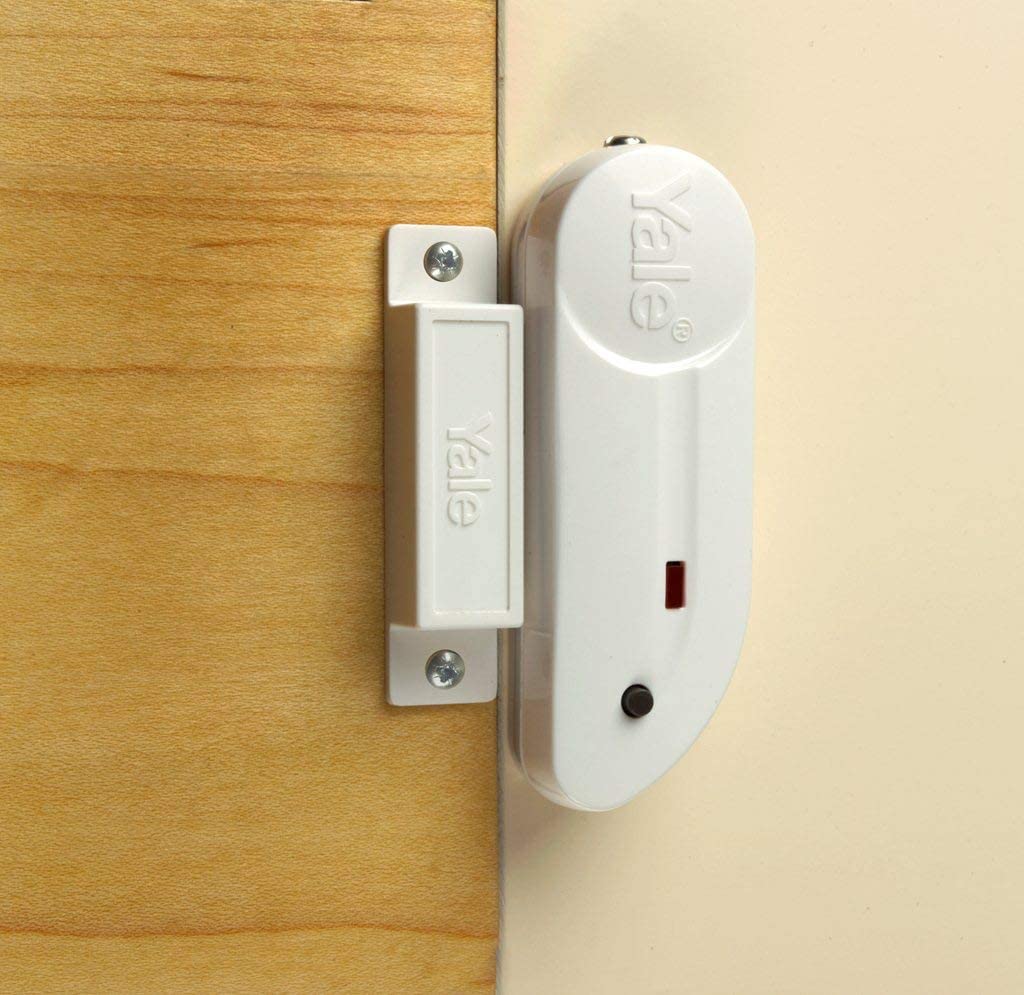 Yale B-HSA6010 Alarm Accessory Door/Window Contact, White, 15.2 x 8.8 x 3 cm