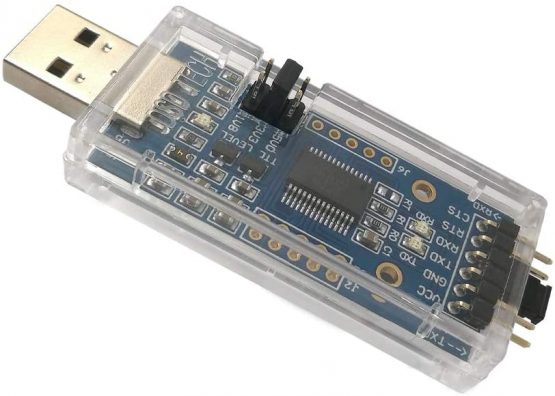 DSD TECH SH-U09C2 USB to TTL Adapter Built-in FTDI FT232RL IC for Debugging and Programming