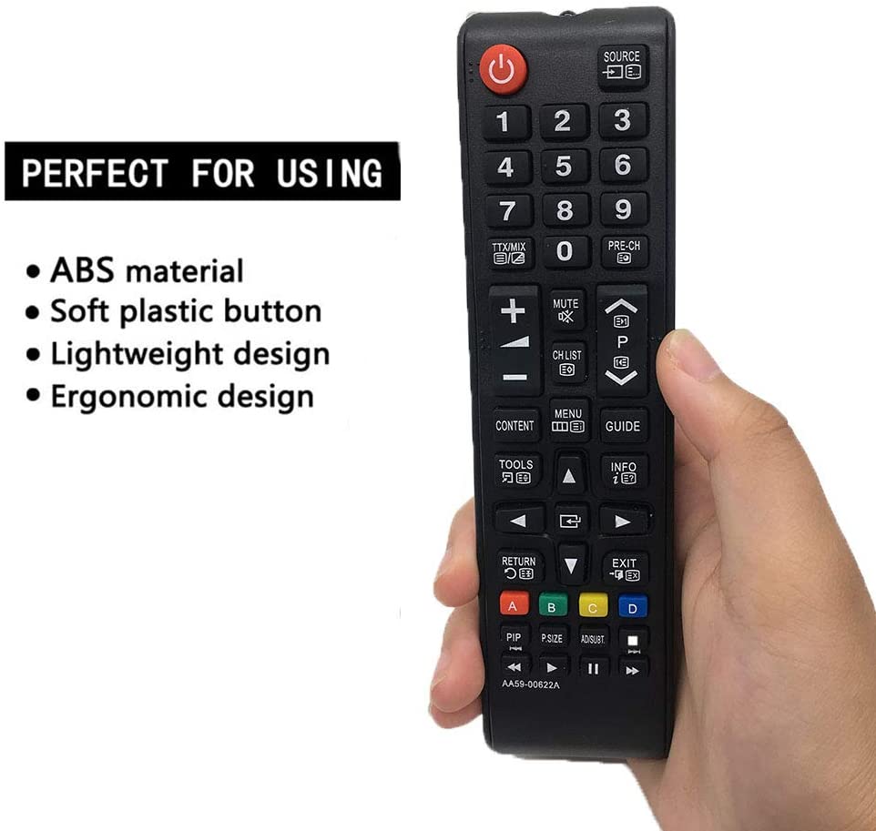 Replacement Samsung AA59-00622A Remote Control for Samsung Smart TV AA59-00602A AA59-00603A AA59-00496A UE50MU6120K UE32T4307AK UE32J5100AKXXU UE32EH5000 UE42F5000AKXXU UE32EH5000W - Image 3