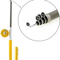 Saim Fly Fishing Rod, Aluminum Alloy Mini Telescopic Portable Pen Fishing Rod 36In(3Ft)