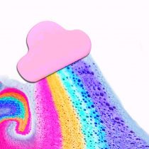 Rainbow Bath Bombs for Kids, Adults, 3 Pack, Bath Bombs Gift Set (Pink Cloud, White Unicorn, Blue Ball)
