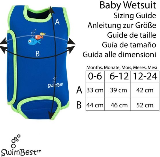Swimbest Baby Wetsuit (Power of Flowers, 0-6 Months) - Image 2