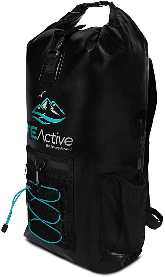 FE Active Dry Bag Waterproof Backpack - 20L Eco Friendly Hiking Backpack. Ideal for Camping Accessories & Fishing Gear. Great Travel Bag, Beach Bag for Kayak & Boating | Designed in California, USA - Image 2