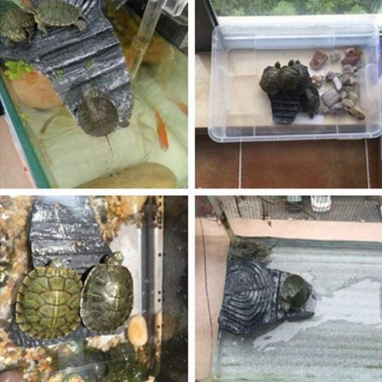Saim Aquarium Decor Basking Platform Ramp For Small Turtles,Small - Image 2