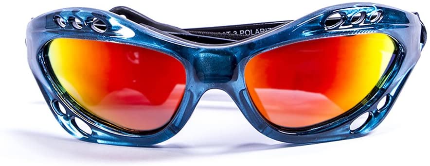 OceanGlasses - Cumbuco - Polarized Sunglasses - Frame : Blue - Lens : Revo Red (15001.6)