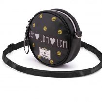 Martina D'Antiochia (La Diversión de Martina) Grey-Round Shoulder Bag