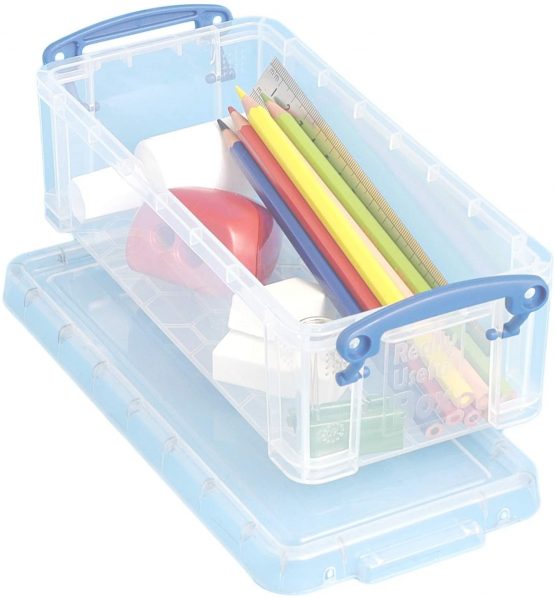 Really Useful Storage Box 0.9 Litre Clear Ref 0.9C - Image 3