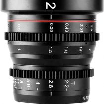 Meike 12mm T2.2 Manual Focus Wide Angle Fixed Prime Cinema Lens for M43 Micro Four Thirds MFT Mount Cameras and Cinema Camera BMPCC