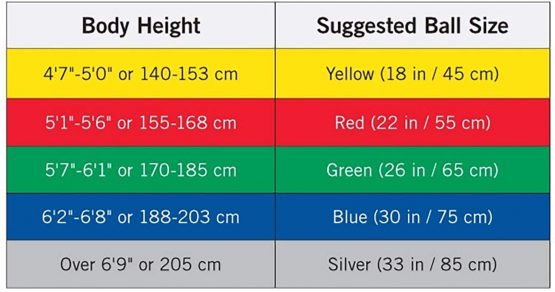 TheraBand Gym Exercise 55cm Ball for Sport Training , Yoga and Fitness, Home Gym Equipment with Inflation Adaptor - Colour Red - Image 2