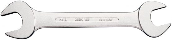 Gedore 6-5/16X3/8AF Double Open Ended Spanner D3110 5/16x 3/8, Silver