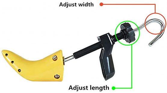 Cutehome Pair of High Heel Shoe Stretchers, Two-Way Women Shoe Stretcher,Expands Length and Width of Tight Feetwear - Image 3