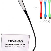EBYPHAN Touch Dimmable LED USB Light, USB Laptop Light, Flexible Keyboard Light for Computer, 3-Level Adjustable Brightness USB Lamp/1pc + 3pcs Mini USB LED Light (1 + 3)