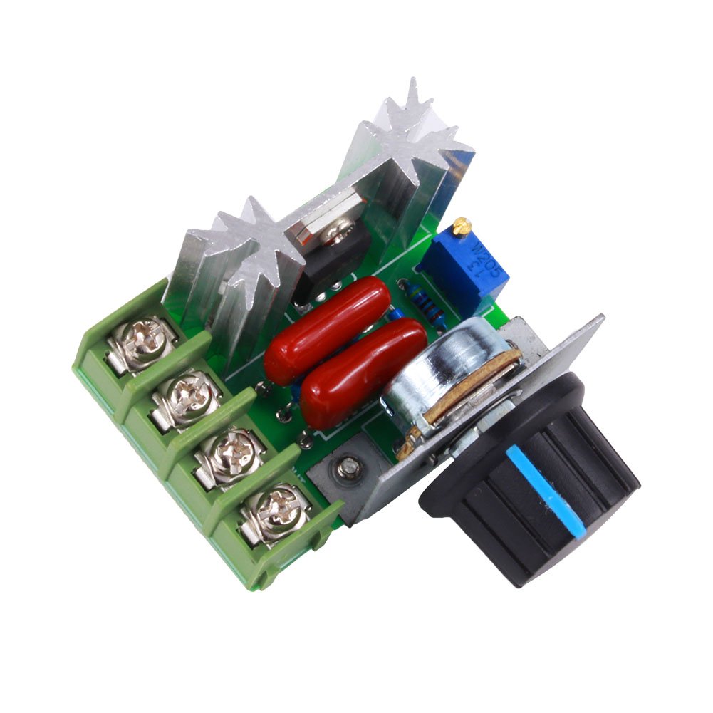 FTVOGUE 2000W AC Motor Speed Controller 50-220V 25A Adjustable Voltage Regulator Electronic Dimmer Thermostat Governing - Image 2