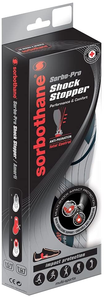 Sorbothane Size 3 to 4.5 Sorbo-Pro Insoles, Silver, 3-4.5 - Image 3