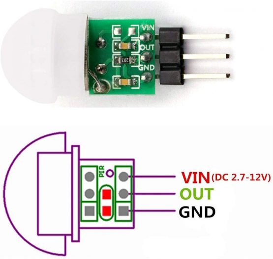 ARCELI 5PCS IR Pyroelectric Infrared PIR Motion Sensor Detector Modules - Image 4