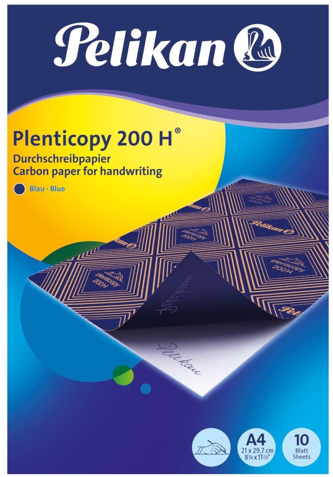 Pelikan plenticopy 434738 Duplicate Paper 200H Blue A4 10 Sheets, 10 Blatt