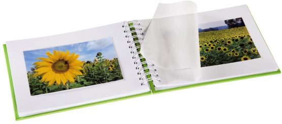 Hama 2114 Art Spiralbound Photo Album, 24 x 17cm, Kiwi, 50 White pages - Image 4