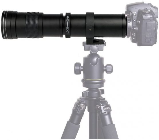 Fotga 420-800mm f / 8.3-16 Super Telezoom Lens Telephoto Lens Zoom Lens Vario Lens Lens with T-Nikon T2 Adapter for Nikon D7200 D700 D3000 D5500 D3000 D500 D3300 D3200 D3100 D3000 D850 D810 D700 D610 D500 D90 D80 and more SLR camera - Image 3
