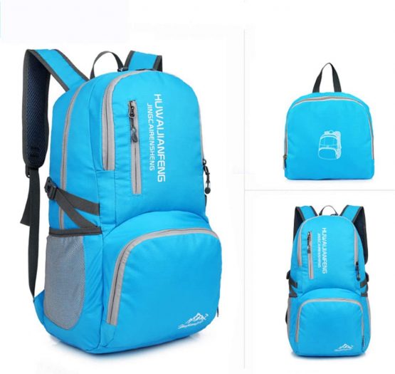 Crenze 35L Lightweight Foldable Backpack Travel Hiking Daypack, Men Women Durable Handy Waterproof Rucksack for Camping Mountaineering Walking Cycling Climbing - Image 2