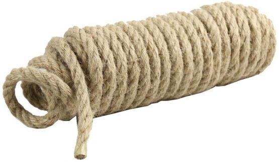 LUOOV Jute Rope 6mm Garden Jute Twine 10M Jute String 3 ply 6mm Thickness Jute Rope Christmas Twine Natural Jute for Floristry, Gifts, DIY Arts&Crafts, Decoration, Bundling, Garden and Recycling - Image 3