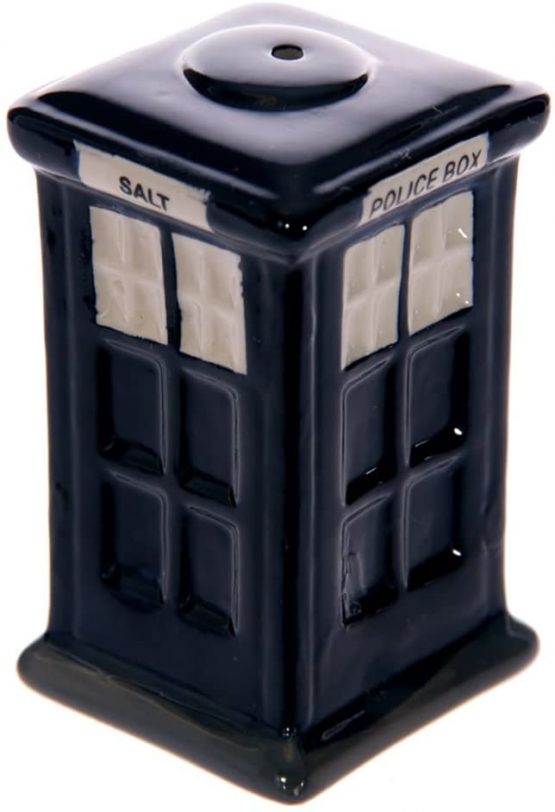 Puckator Ceramic London Salt and Pepper Set, Police Box, Mixed, Height 7.5cm Width 4cm - Image 2