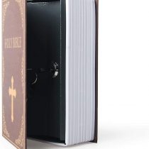 Diversion Book Safe Storage Box, Dictionary Secret Safe Can with Security Combination Lock/Key, Diversion Book Hidden Safe (Key, Bible)